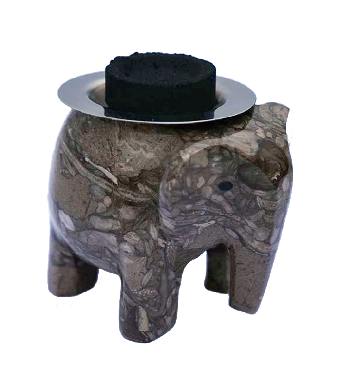 Onyx Elephant Carbon Holder 1 - 7x7.5cm